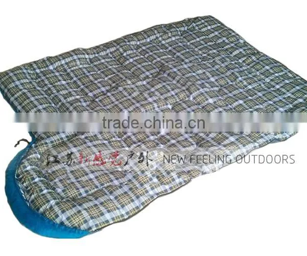 Rectangular Shape Flannel Nylon Camping Sleeping Bags photo-3