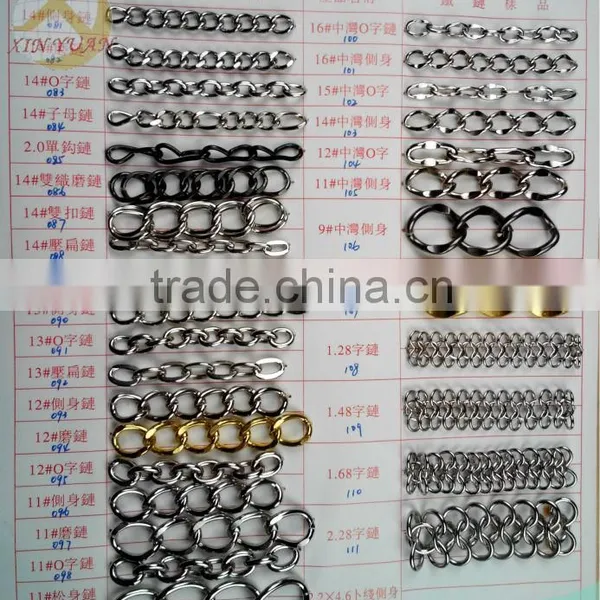 Elegant Metal Chians of All Kinds for Bags Other Usages