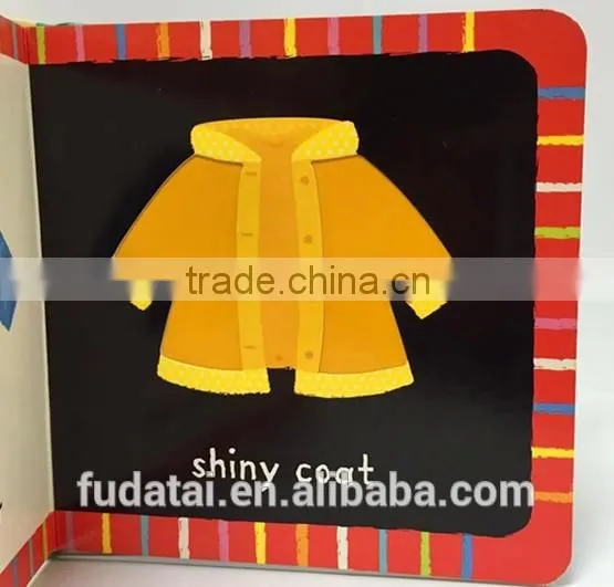 FDT Customized Creative Baby Cloth Touch and Feel Board Book Printing photo-4