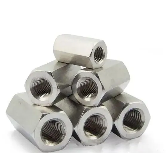 Hex Coupling Nuts DIN6334 Hexagon Threaded Connecting Nut Long Hex Coupling Nuts photo-2