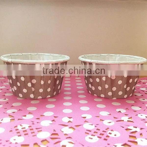 Polka Dot Water Oil Resistant Paper Tart Cake Tartlet Muffin Baking Cup photo-3