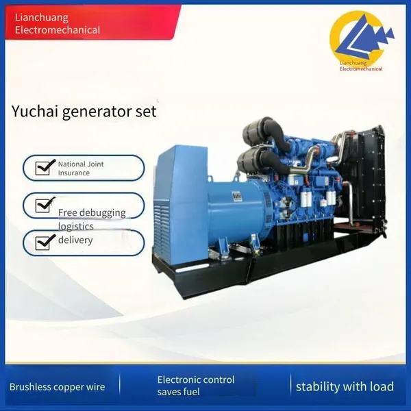 450kva yuchai generator set yc6mj600 - d30 with automatic switching function for farms