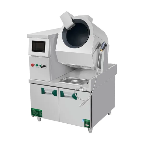 Fully Automatic Rotating Wok for Large-Scale Food Production Lines photo-5