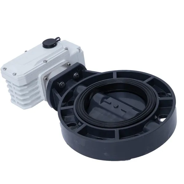 Colorful Ventilation Butterfly Valve With Durable Worm Gear Drive photo-4