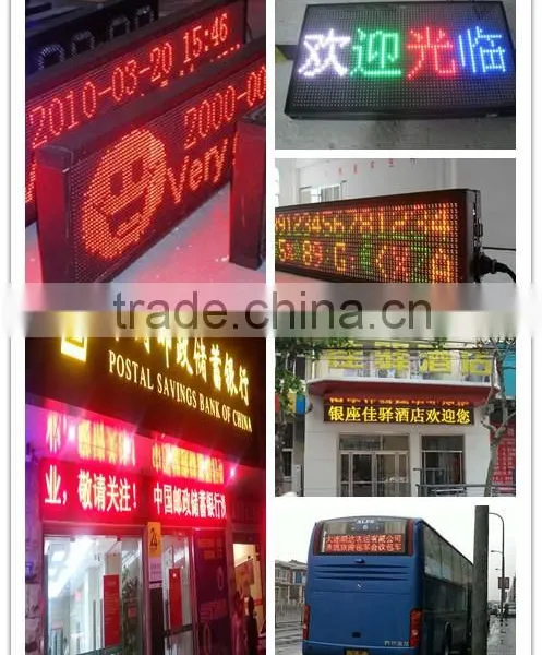 Outdoor Application for Advertise Single Color Led Signs for Banner of Taxi Best Solution for You photo-2