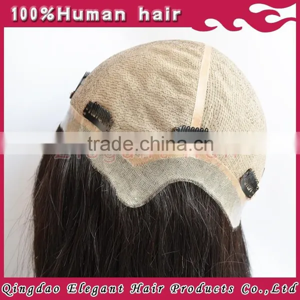 2015 New Fashion Style Real Brazilian Hair Black Color 26 Inch Human Hair Wigs for Black Women photo-4