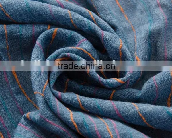 New Style Oversized Viscose Vertical Colorful Striped Scarf photo-6