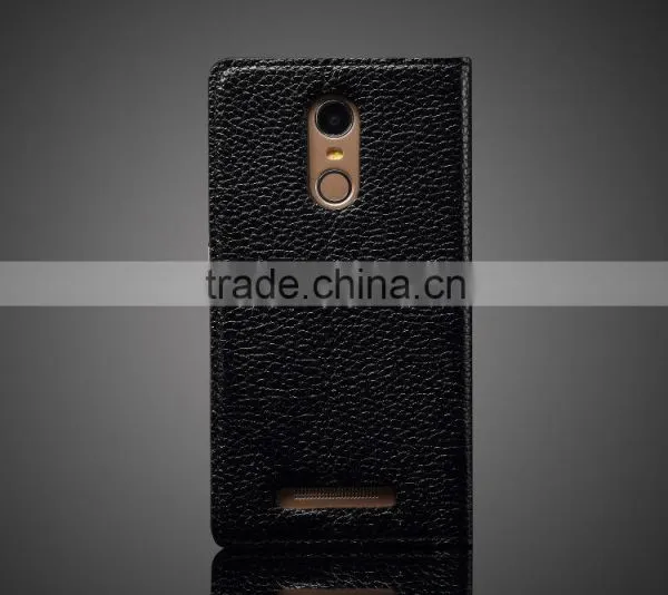 KDS Simple Version Genuine Leather Flip Case for Xiaomi Redmi Note 3 MT-5203 photo-2