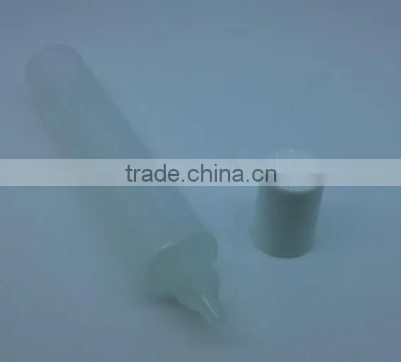Dia 19MM Packing Tubes for Cosmetics, White PE Tube With Screw Cap photo-4