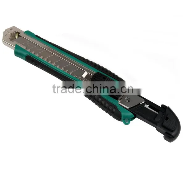LAOA Safety Utility Sharp Knife Tool High Quality3pcs Blade Heavy Duty Comfotable Fancy Office Durable Cutter photo-3
