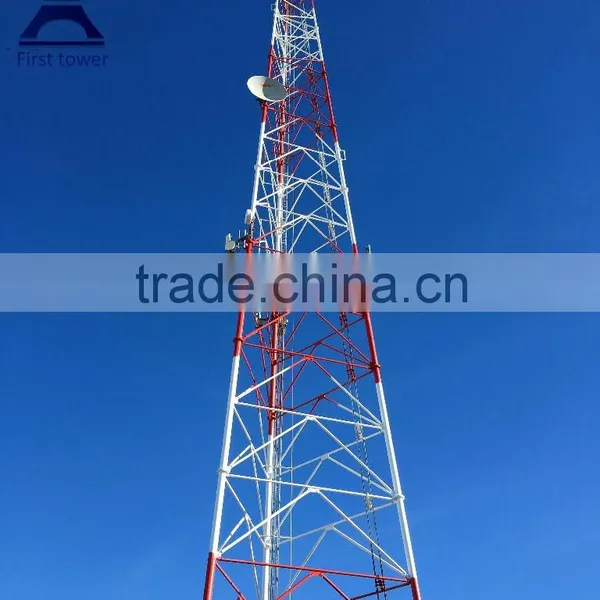 Galvanized Self Supporting Telecommunication Steel Towers photo-3