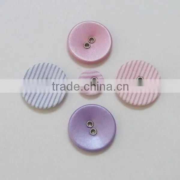 Fabric covered button