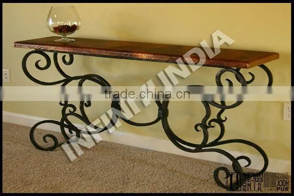 Wrought Iron Console Table