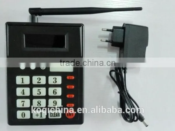 Wireless Queue Management System Transmitter Keyboard Coaster Pager Restaurant Vibrating Pagers Restaurant Paging System photo-2