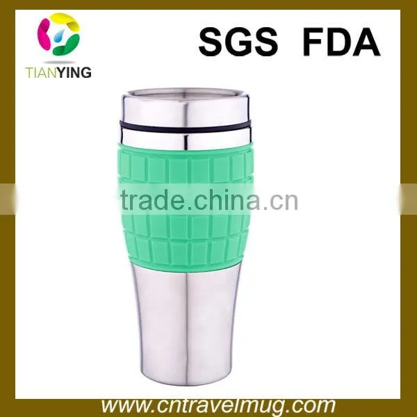 16OZ Stainless Steel Thermos Insulated Auto Mug
