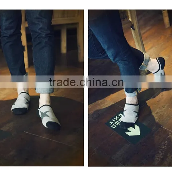 2015 Hot Selling Top Quality Pure Cotton Men Ankle Casual Socks photo-5