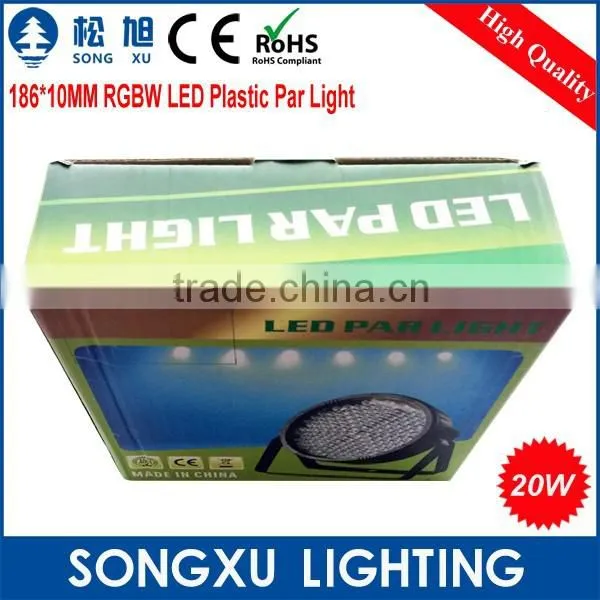 186pcs*10MM Rgbw Par Light Plastic dj Led Lighting for dj Club Party photo-6