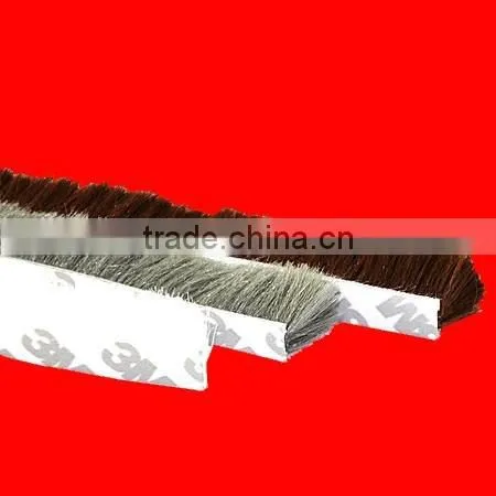 Wool Pile Weather Strips Silicone Flexible PVC Weather Strips Felpa photo-3