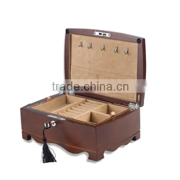 China Wooden Modern Large Jewelry Organizer With Lock photo-2
