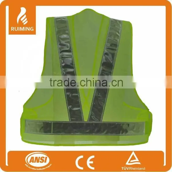 Traffic Safety Vest With High Visibility Reflective Tape photo-2