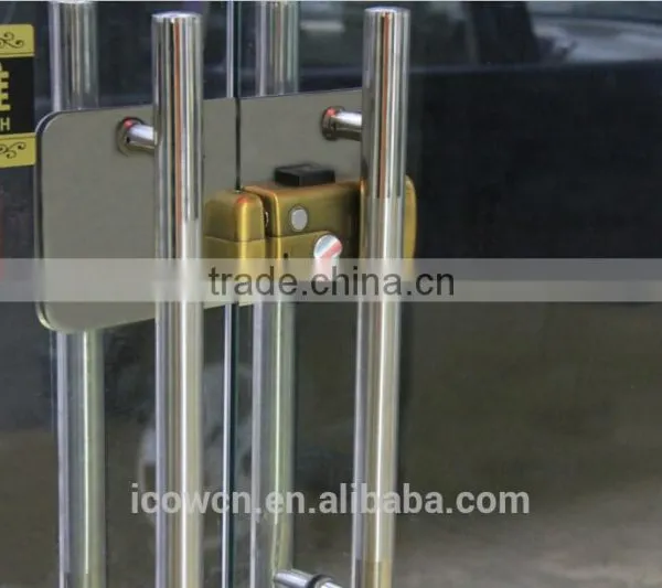 CE Mark Security Electrical Zinc Alloy Office Remote Control Frameless Door Lock for Glass Door photo-3