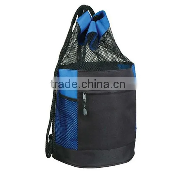 Polyester Mesh Bag GYM Sack Promotional Drawstring Bag photo-3