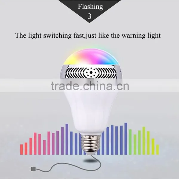 Wireless Remote Control Bluetooth Led Bulb Speaker photo-3