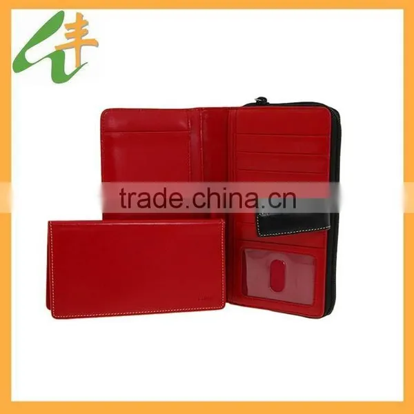 Birthday Gift Business Party Luxury Cheap Leather Women Travel Wallet photo-2