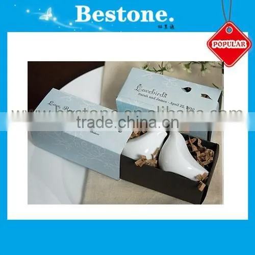 Bridegroom and Bride Bird Design Seasoning Pot Tableware Wedding Gifts photo-2