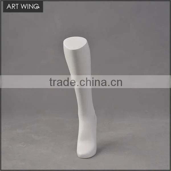 plexiglass goldenfemale leg foot mannequin