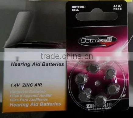 A13 1.4V Zinc Air Battery A13(PR48) for Hearing Aid A675 photo-2