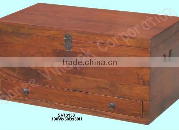 Modern Wooden Blanket Box
