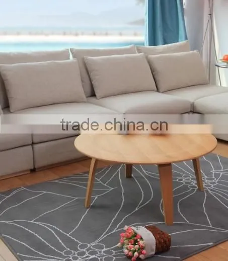 Modern Round Table in Wood Tea Table Nordic Design Living Furniture Replica