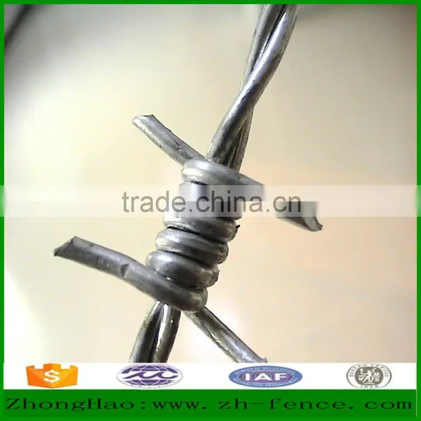 Hot Dipped Galvanized or PVC Coated High Quality Barbed Wire Fence photo-5