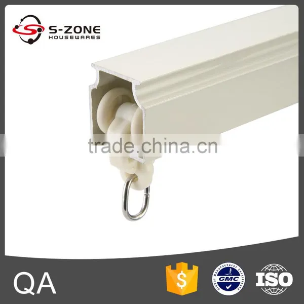 2016 Home Decor Single Double Ivory White Straight Curtain Track photo-2