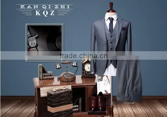 Top Brand Coat Pant Men Suit High Quality Man Italian Suit Fabric photo-3