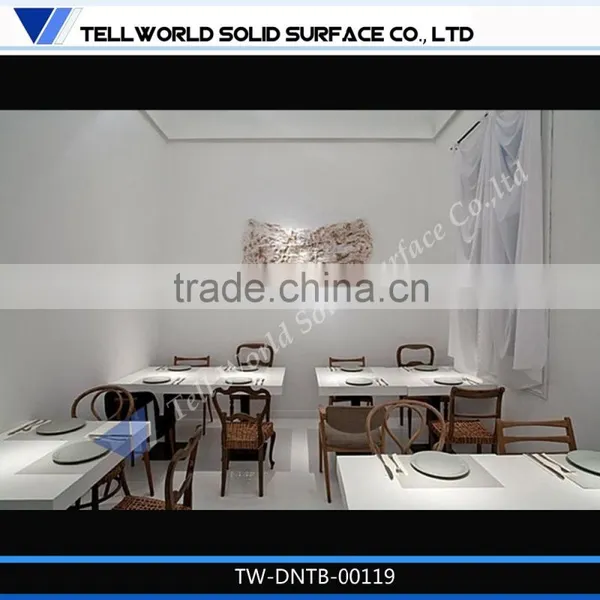 6 Person Seats TOP QUALITY High Gloss White Modern Dining Table Set photo-2