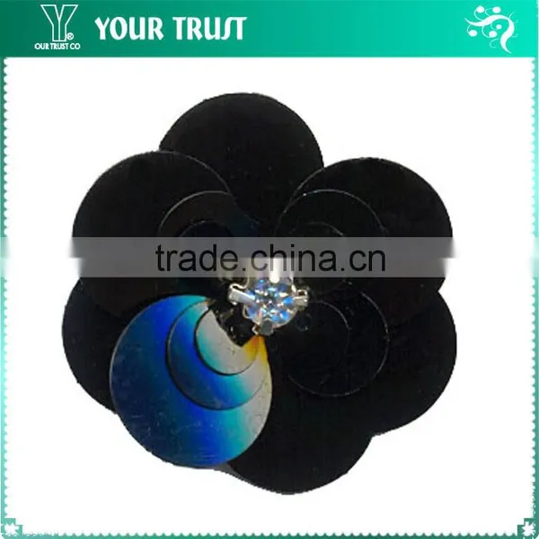 Handmade Rhinestone Layer White Flower Decorative For Dresses Gift Crafts photo-2