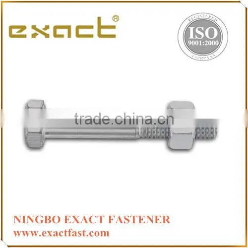 DIN931 Grade 8.8 Half Thread Carbon Steel Hex Bolt and Nut photo-2