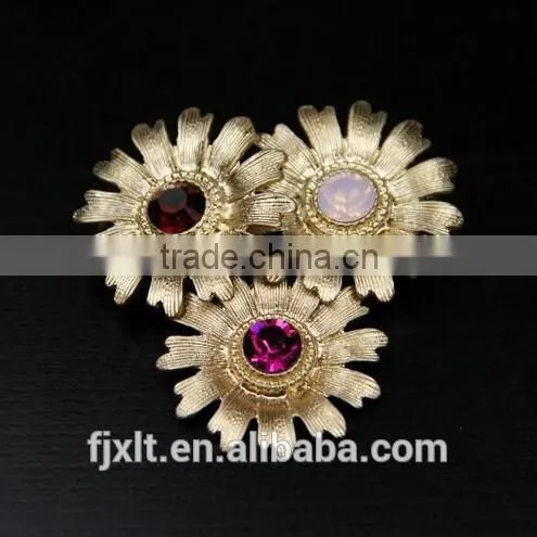 Alloy Flower cc Brooch photo-4