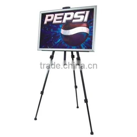 Retractable Palette Telescopic Black Lightweight Tripod Painting Easel