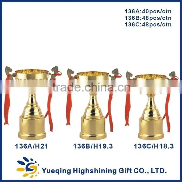 Plastic Base Students Competition Gifts 142ABC Small Souvenir Trophies Student Awards Gold Trophy Cup photo-3