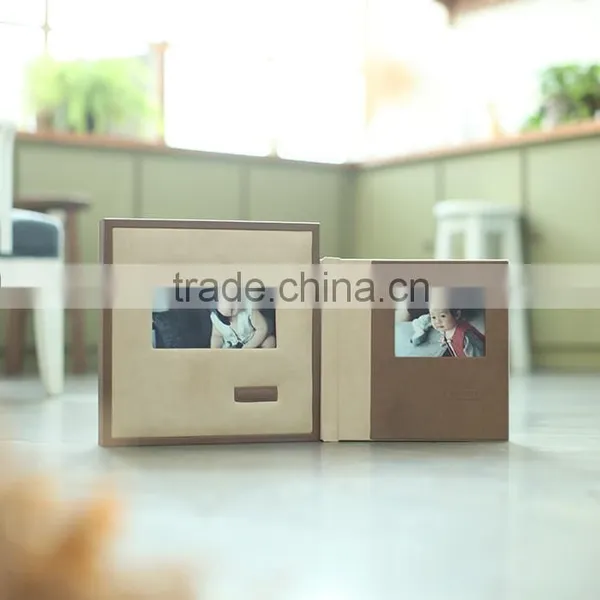 Baby High Quality Beautiful Leather Album Covers China Professional Manufacture photo-5