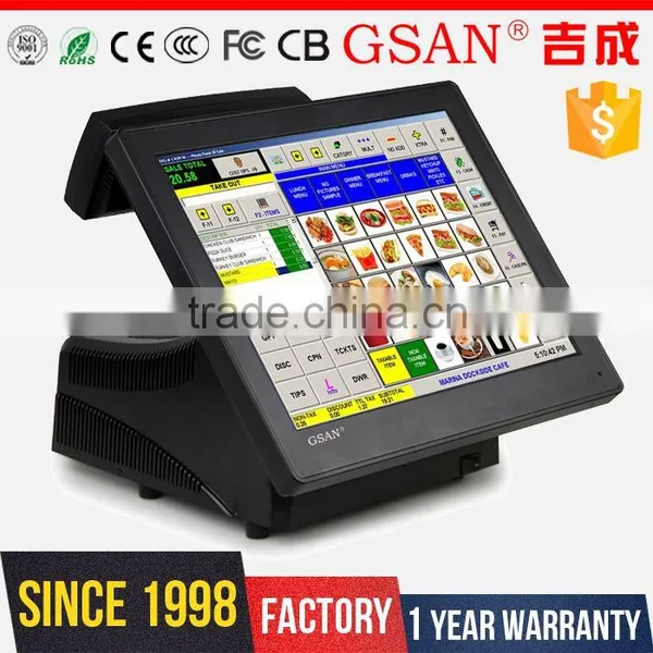 GS-3025 GSAN 15 Inch Touch Screen Pos System Cash Register Quality Choice Most Popular