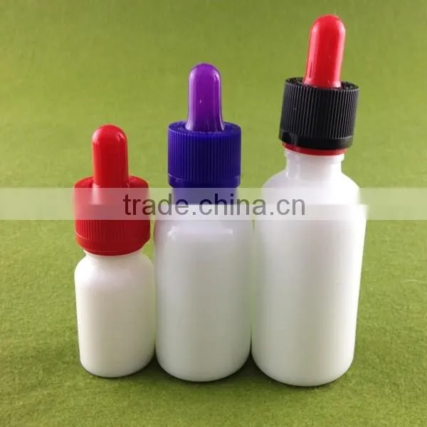 White Glass Bottle Childproof Cap/ White Glass Pipette Dropper Bottles /white Glass Euro Dropper Bottles photo-4