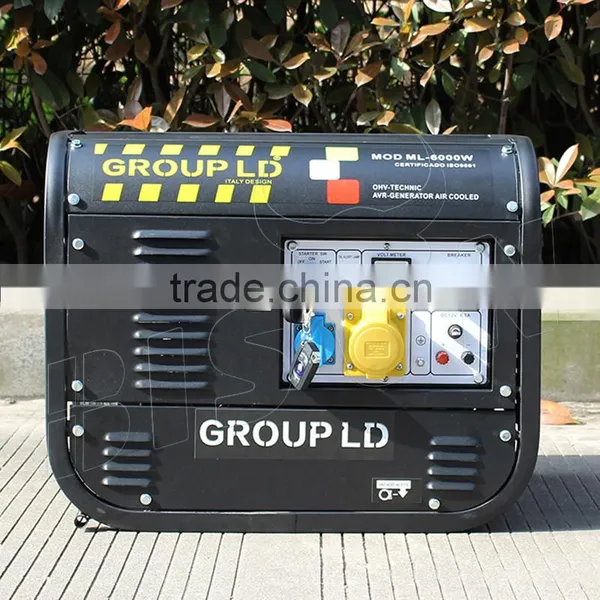BISON ITALY Design 168F 6.5HP 2.5KW HONDA Technology Air-Cooled Gasoline Generator Set photo-2