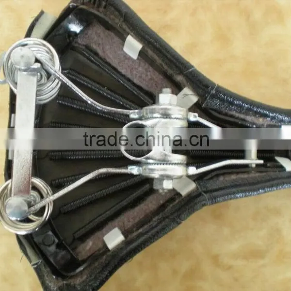 2015 Best Model Best Adult Bicycle Leather Cover Saddles for Men With ISO9001 photo-5