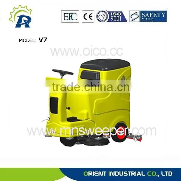 Germany Technology Electric Supermarket Outdoor Ride on Automatic Sucking and Dry Machine With Lead Acid Battery photo-3