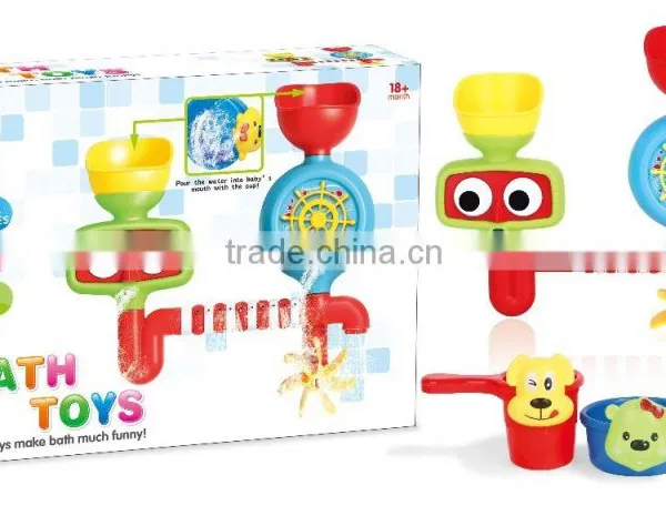 Hot Toys 2016 Kids Baby Crib Water Toys Tub Town Bath Toy for Babies With ABS Materail CE/ROHS Fisher Price Toys photo-5