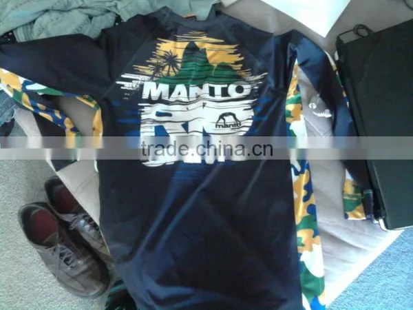 Spandex Lycra Mma Rash Guard / Custom Mma Rash Guard / Mma Rash Guards in Stock
